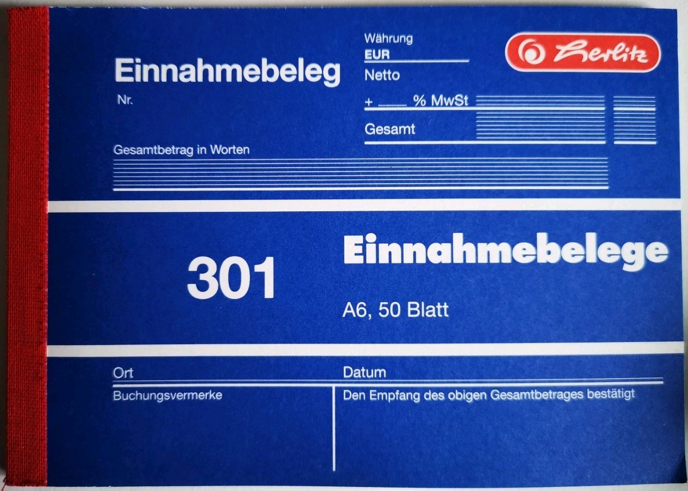 Herlitz Formularbuch A-Z einfach - 1 Stück - Image 2