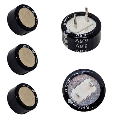 5x Supercap 0,22F 5,5V C-Type, direkt einsetzbarer EDLC, hohe Kapazität, 5,5V Mo
