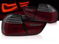 Voll LED Lightbar RüCkleuchten FüR BMW E90 LCI Limo Bj. 2008-2012 Rot/Smoke