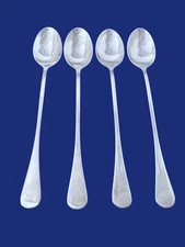 Dansk SILHOUETTE Stainless - Set of 4 Iced Tea Spoons 7 1/4"