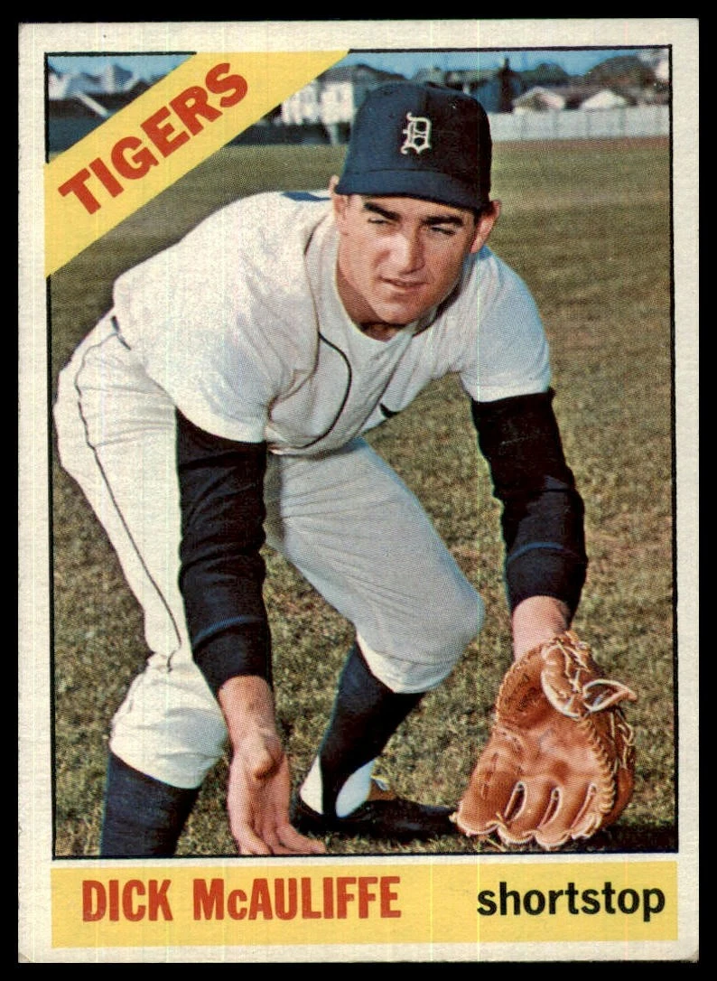 1966 Topps Set Break Dick McAuliffe #495 Ex-VgEx Combine Shipping