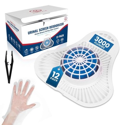 The ULTIMATE Urinal Cakes for Men Bathroom, Up to 3000 Flushes,12 Pack Urinal...