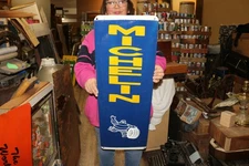 Vintage Michelin Man Tires Gas Station Chevrolet Ford Mopar 32" Metal Sign