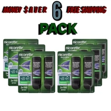 Nicorette Quickmist Duo, 2 x 150 sprays- PACK OF 6-FREE SHIPPING