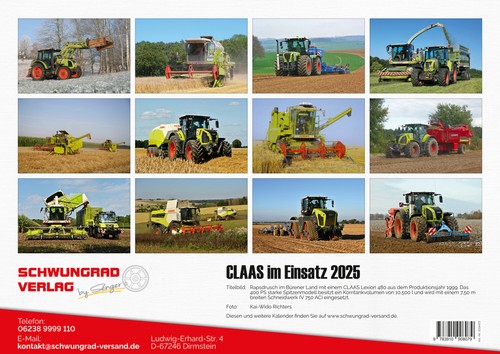 Kalender 2025 – CLAAS im Einsatz - Bild 3 von 3