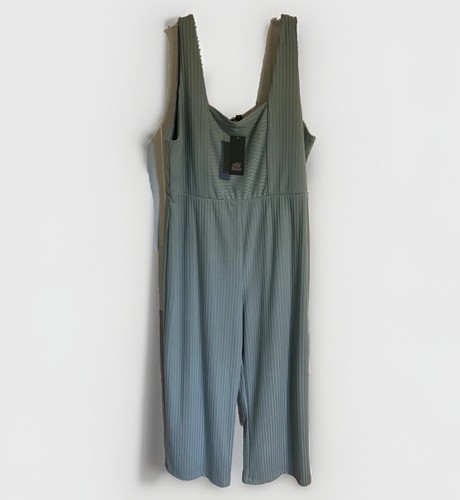 Wild Fable Jumpsuit in Teal Blush Womens Size XL, Sleeveless Stretchy NWT