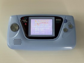 SEGA Game Gear Gamegear Console Blue Ninku Limited Edition Very Rare - Mint S+