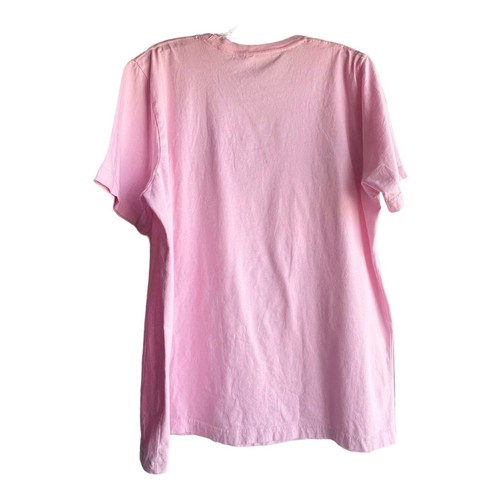1971 Disney 50th Bella Canvas PINK TEE XL 100% Cotton Mickey Mouse Ears & Castle - Picture 3 of 9