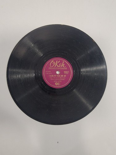 Gene Autry ~ I Hang My Head And Cry/You'll Be Sorry ~ Okeh Records 78