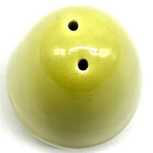 Vintage Bauer Pottery MONTEREY MODERNE 2.5in Pepper Shaker in Chartreuse Green - Picture 2 of 9