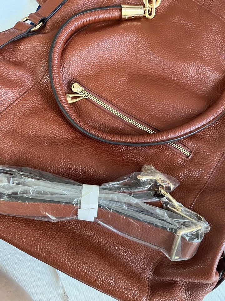 Bolso de Mano Kristen Bell para Erica Anenberg Sutton de Cuero Bolso Boho con Bolsa para el Polvo Impecable Foto 3 de 4