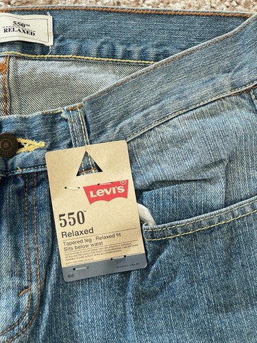 BNWT Levi's 550 Relaxed Fit Tapered Leg Boy's denim jeans, 10 Husky, W30"XL26" - Picture 2 of 12