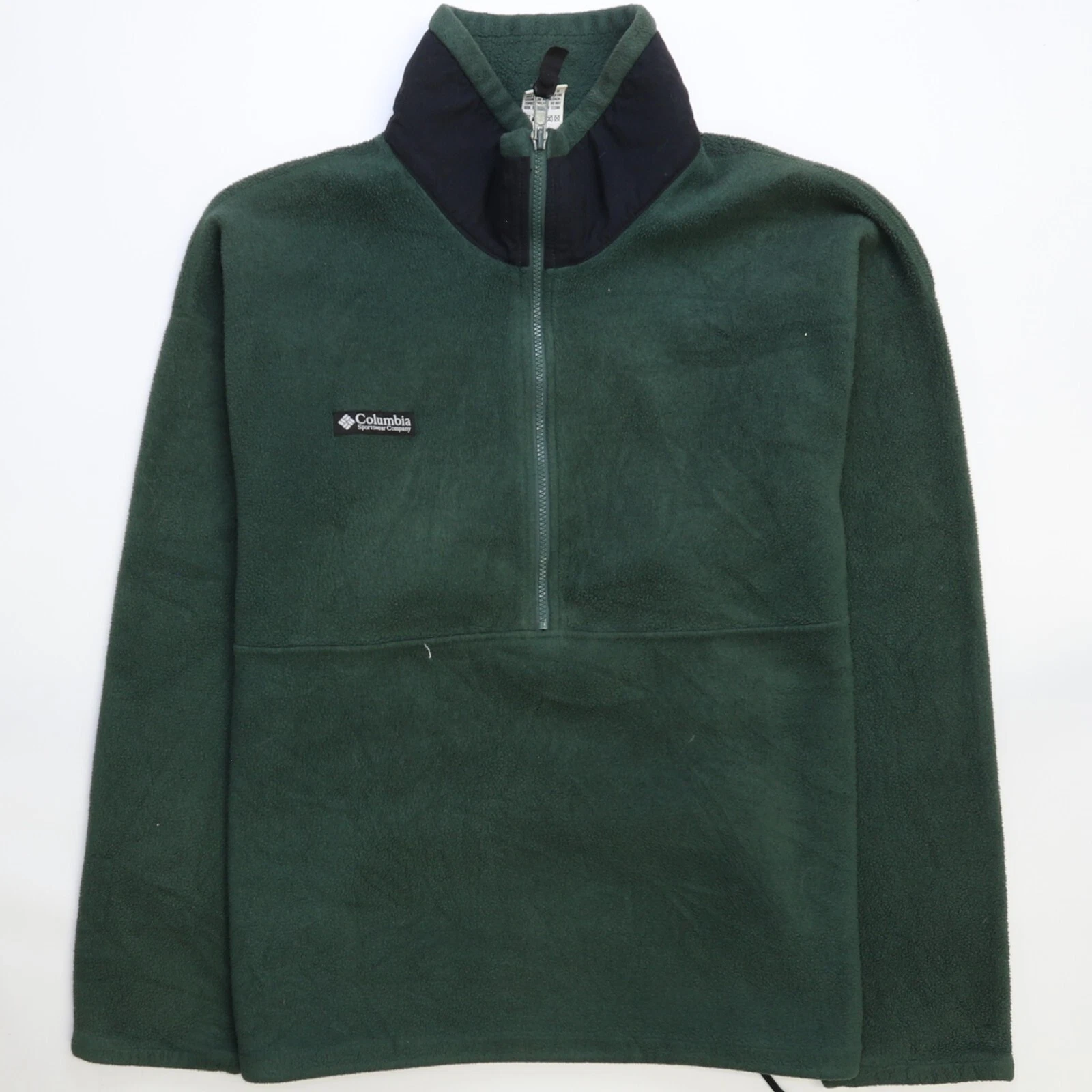 Columbia Fleece Jacket Size XL Green Pullover