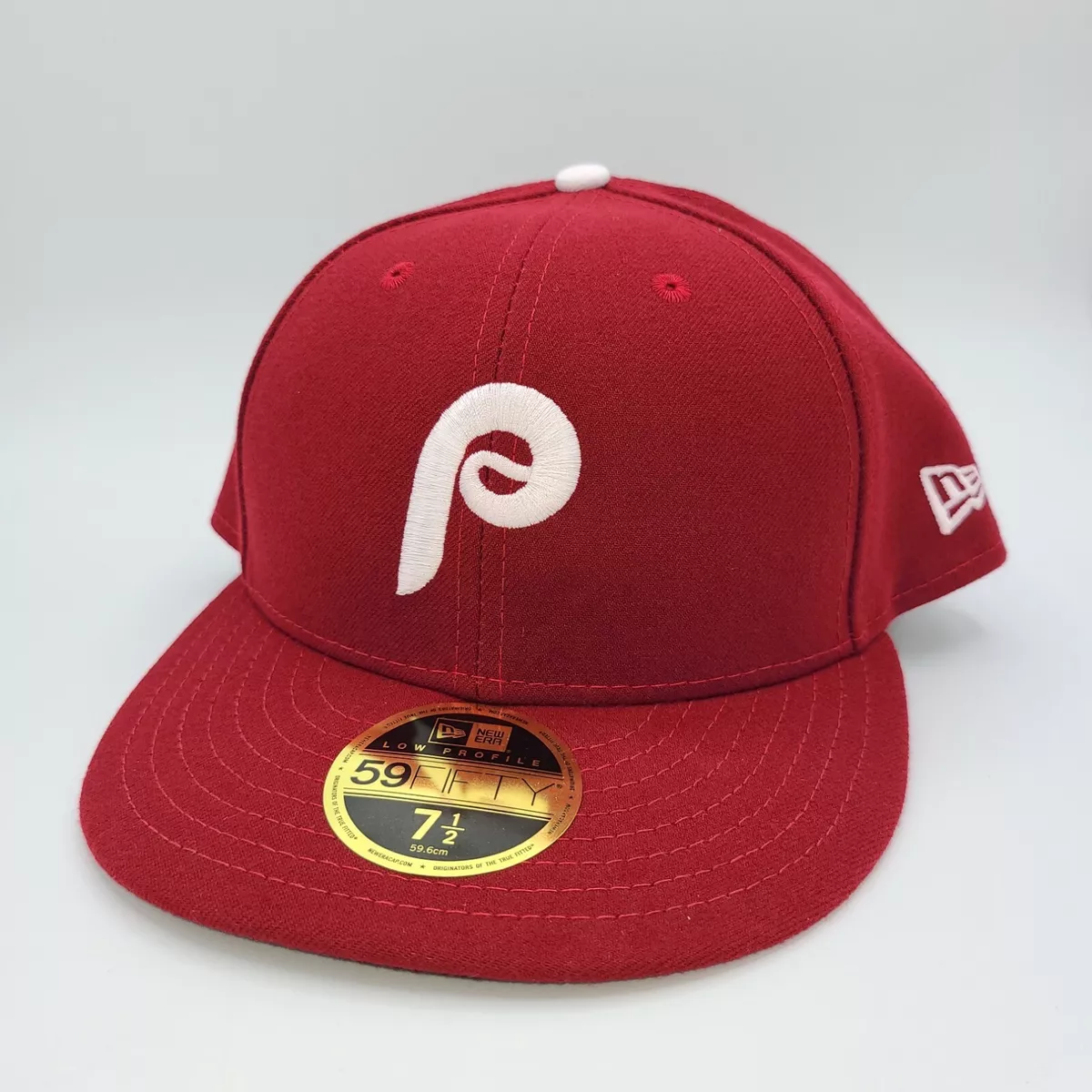 Philadelphia Phillies Youth Authentic Collection Red 59FIFTY Fitted Hat