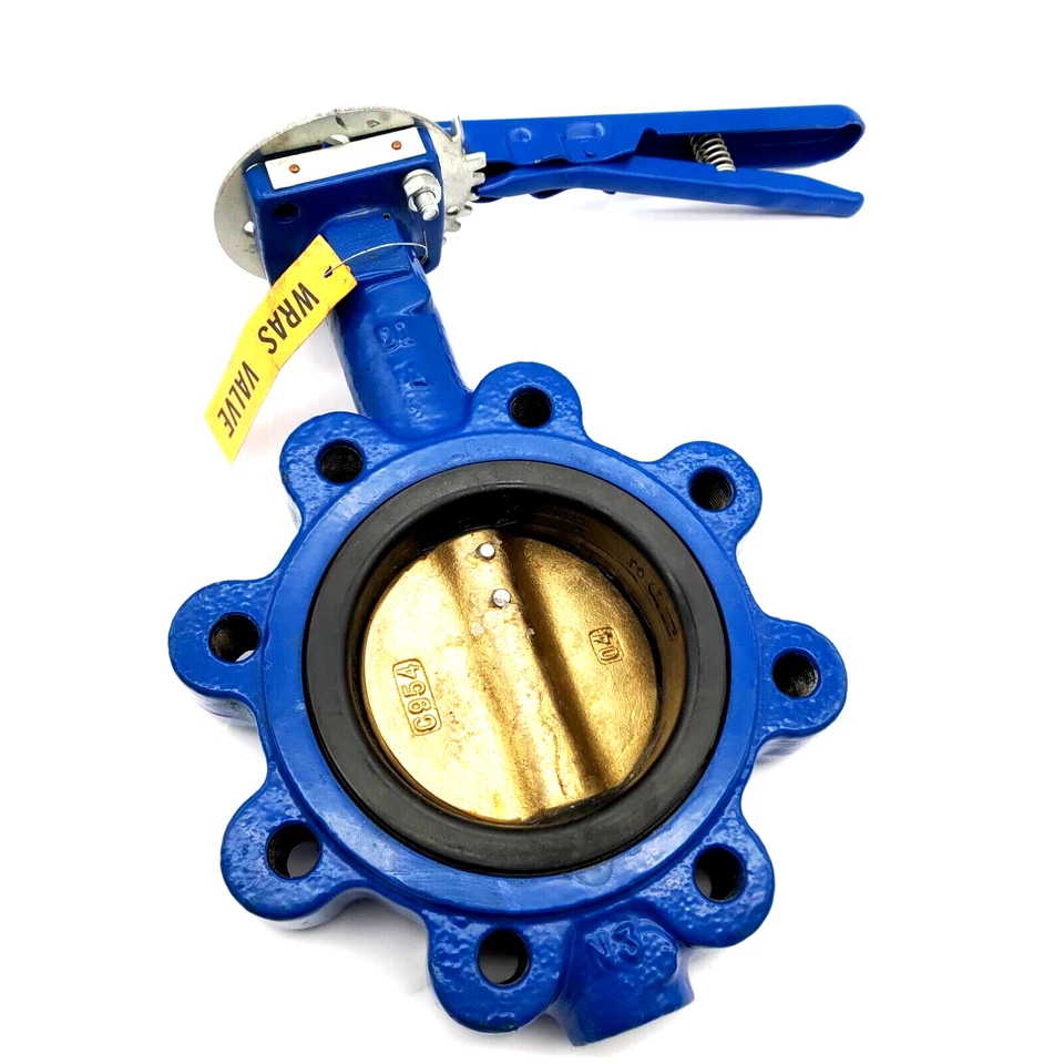 4" Ductile Iron 4 Butterfly Lug Type Valve with Lever WRAS Valve PN16 DN100 EPDM - Image 4 of 4