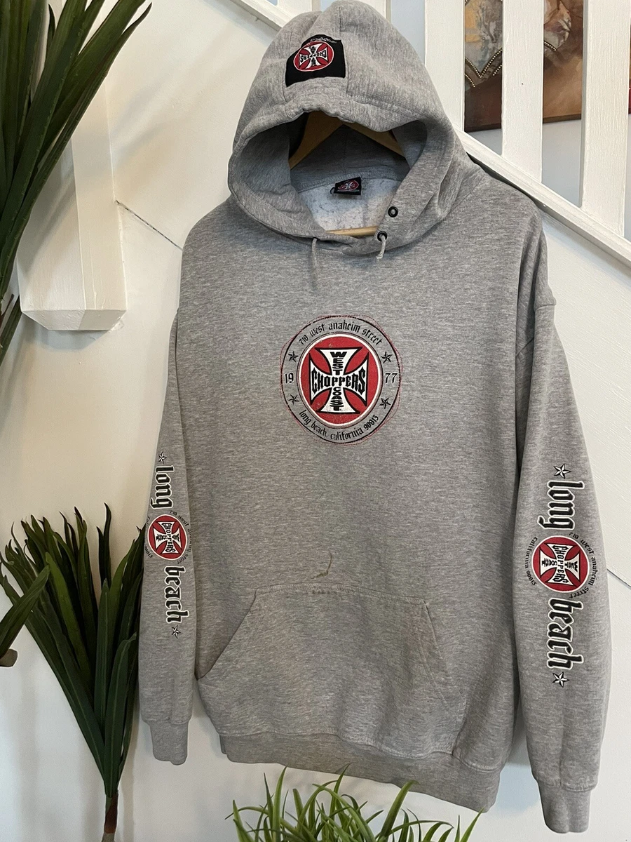 Sweat West Coast Chopper Motorcycle co hoody grey