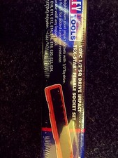 (SBS) Sealey Impact Torx Star Female Socket Set 1/2 Drive  E10 - E24