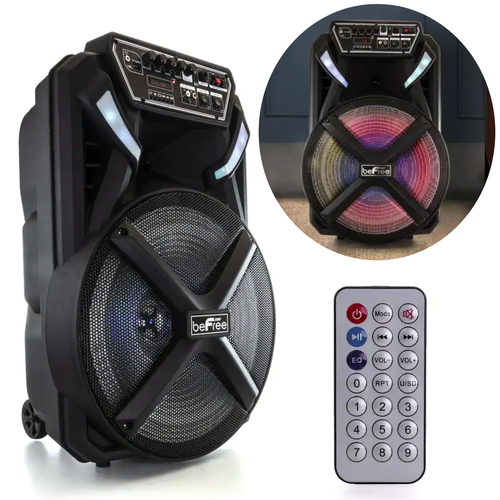 Bocinas Grandes 15 Pulgadas Para Fiestas Altavoz Potentes Recargable Con  Remoto | eBay