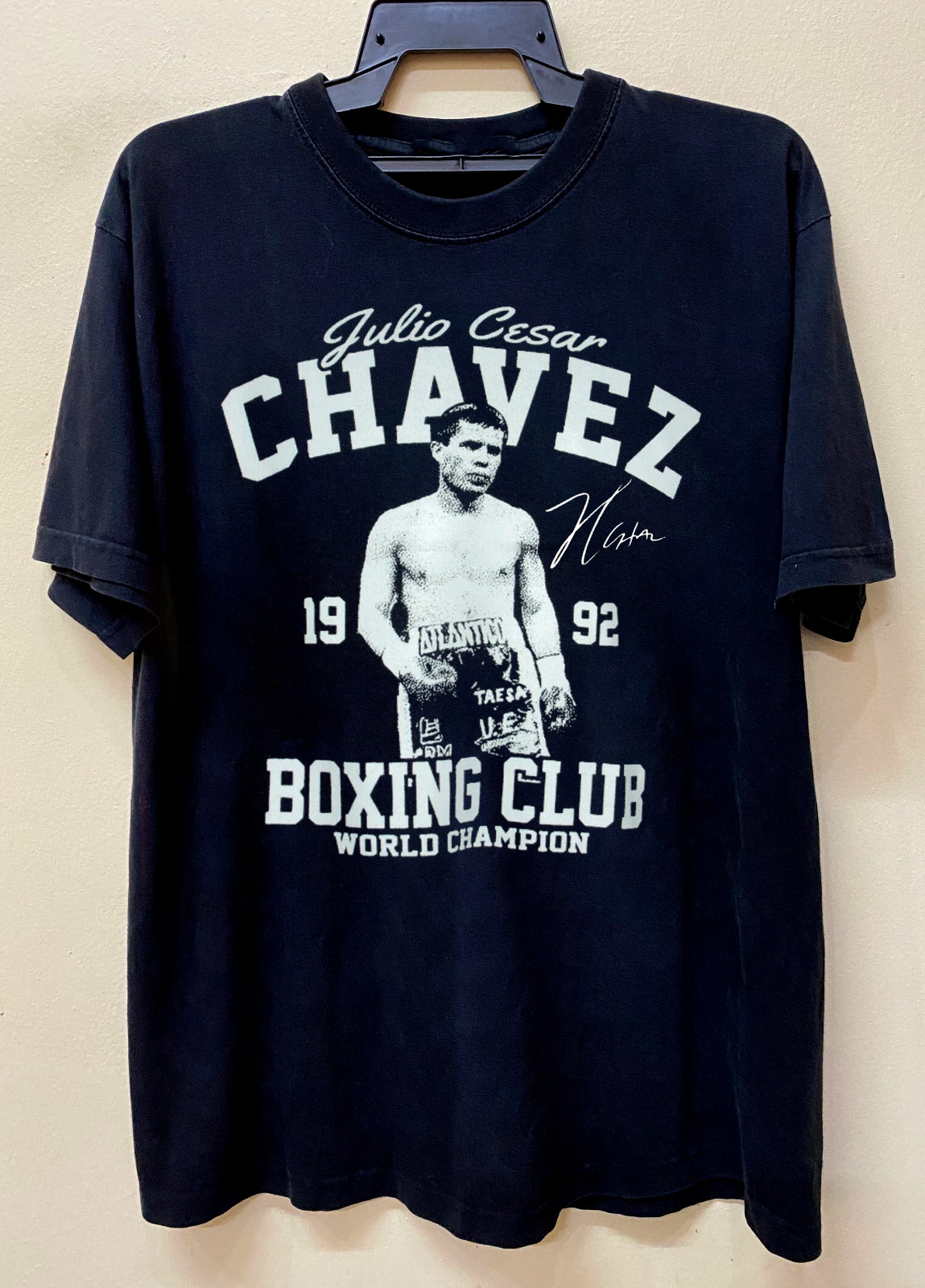 Rare Julio Cesar Chavez Gift For Fan Cotton Black All Size Unisex T-Shirt