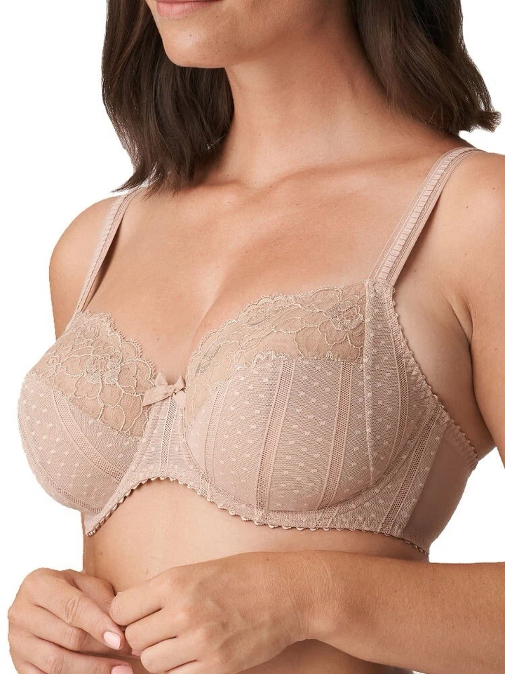PRIMA DONNA 0162581 COUTURE FULL CUP BRA SIZE 40J UNDERWIRE UNLINED IN BEIGE - Image 3 of 4