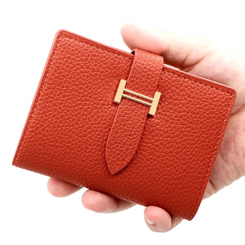 Mini bolso de mano de cuero para mujer sin asas seguro RFID correa pequeña tarjeta billetera cartera regalos - Imagen 18 de 23