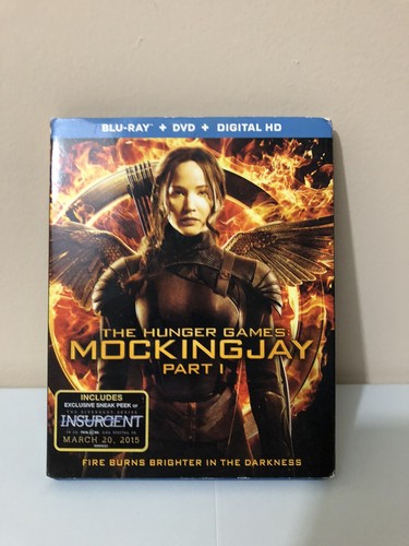 The Hunger Games: First 3 Movie Lot Catching Fire Mockingjay Part I Blu Ray DVD - Picture 8 of 10