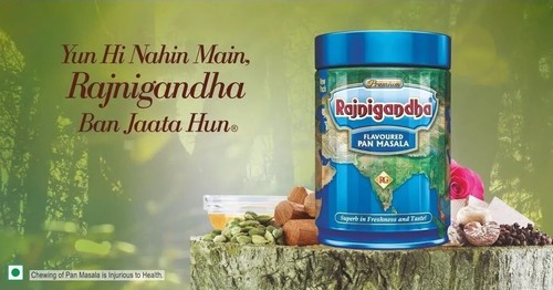 Rajnigandha Pan Masala Premium Flavoured Mouth Freshner 100g Dose 8er Pack - Bild 3 von 15