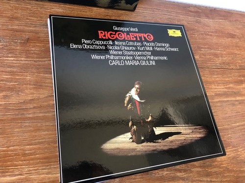 3x Box Set 33 Rpm GIUSEPPE VERDI Rigoletto Nabucco Messa da Requiem (Karajan) - Picture 3 of 10