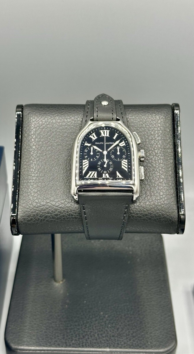 Ralph Lauren Stirrup Chronograph Black lacquer Dial JLC