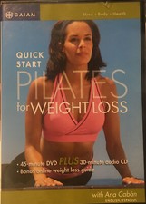 Quick Start Pilates for Weight Loss DVD, 2005, 2-Disc Set, DVD CD