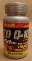 Mason Natural Coq10 150 Mg Dietary Supplement Gluten Free 30 Softgels Exp 07/18 on sale Mason Natural Coq10 150 Mg Dietary Supplement Gluten Free 30 Softgels Exp 07/18 on sale