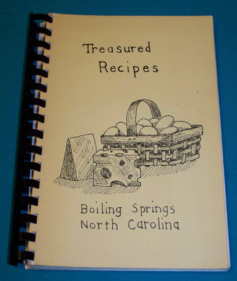 Boiling Springs NC Junior Woman's Club Cookbook 1982 includes 1956 edition recip