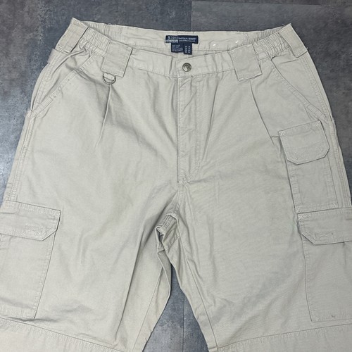 Pantalones tácticos 511 para hombre 36 X 29 beige carga utilitaria ropa de trabajo lona Ripstop - Imagen 6 de 15