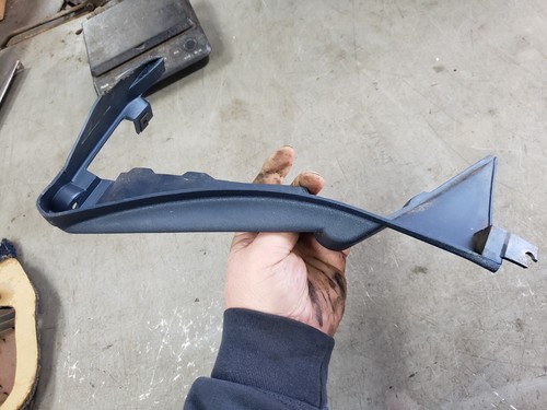 1963 1964 1965 Riviera RH Dash End Buick Filler Trim Corner Blue Passenger Side - Picture 4 of 13