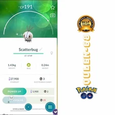 Pokémon Go - Shiny Scatterbug Form Jungle - Trade Registered Or PtC (20k )