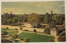 Vintage Postcard, Aerial View Sutter's Fort, Sacramento, California