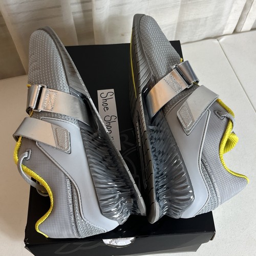 Nike Romaleos 4 Wolf Grey Lightening Weightlifting Training Shoes Men Size 10.5 - Picture 6 of 10