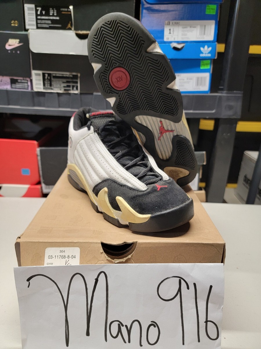 Sz 7y ⚫️⚪️ Jordan 14 Retro Black Toe 2006 312091-162 Pre Sz 7y ⚫️⚪️ Jordan 14 Retro Black Toe 2006 312091-162 Pre