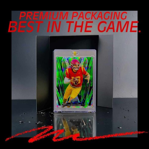 BARRY SANDERS YELLOW RED SHOCK REFRACTOR HOLO SP Insert - LIONS - Picture 3 of 5