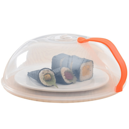 1pc Microwave Splash Cover, Transparent Microwave Food Cover, Anti Sputtering Oi - Picture 6 of 11