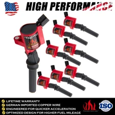 8 Pack DG508 Ignition Coil Set High Energy Super For Ford F150 4.6L 5.4L 6.8L V8