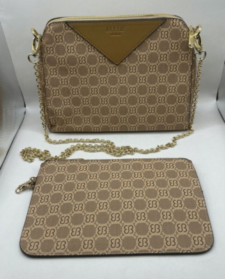 BESSIE London Handtasche / Schultertasche mit Accessoire Tragetasche