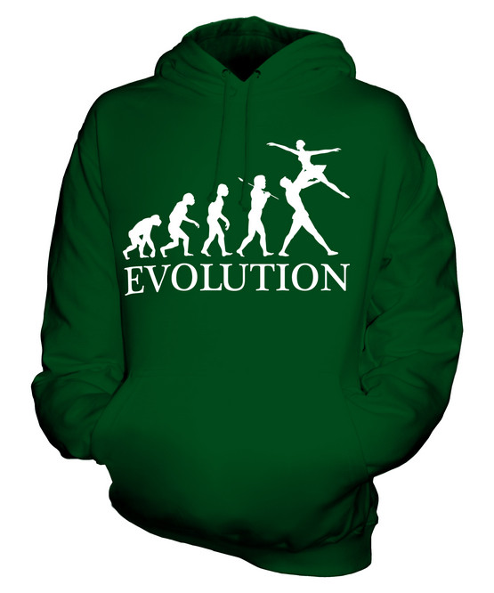 BALLET EVOLUTION OF MAN UNISEX SUDADERA CON CAPUCHA HOMBRE MUJER MUJER REGALO ROPA