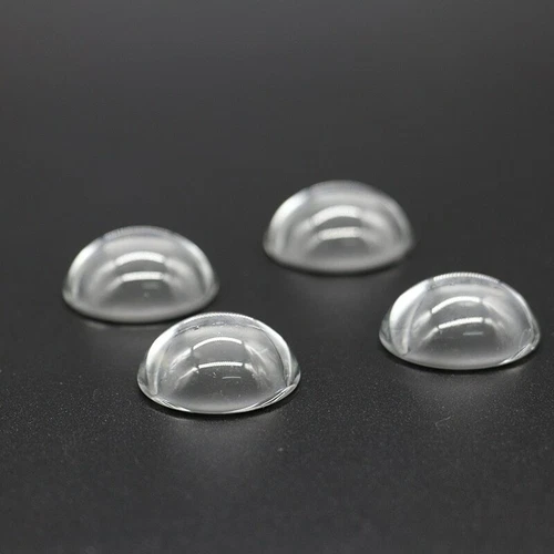 10 Stück Mini Optisches Glas Brennweite LED Plano Konvex Kondensator Glas Linse - Bild 2 von 3