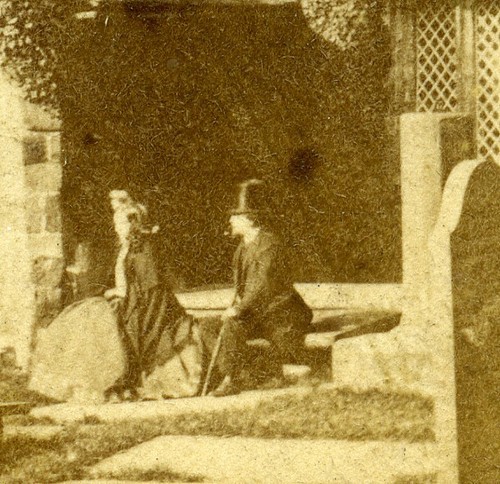 United Kingdom Cheshire Alderley Old Church Old Petschler Stereoview Photo 1865 - Picture 2 of 3