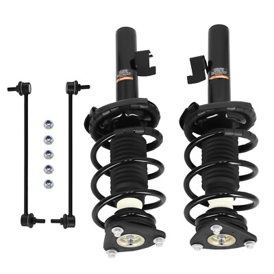 4x Front Complete Struts Sway Bar Links For 2004-2013 Mazda 3 2006-2010 Mazda 5