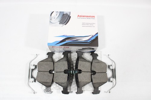 Asianautos Full Ceramic Front Brake Pads With Hardware – Fits Toyota Tundra 2000-2006 (Lifetime Warranty, Made In India)