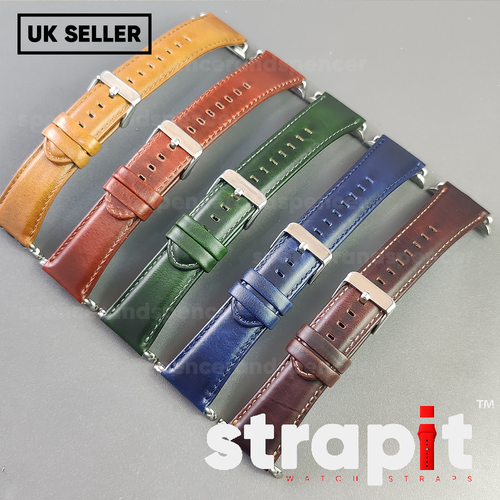 FOR APPLE WATCH STRAP PREMIUM LEATHER iWATCH SERIES 7 6 SE 5 4 3 38 40 42 44 45 - Picture 2 of 22