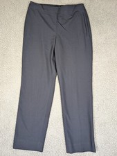 Talbots Hollywood Dark Navy Stretch Dress Pants Trousers Straight Leg 12