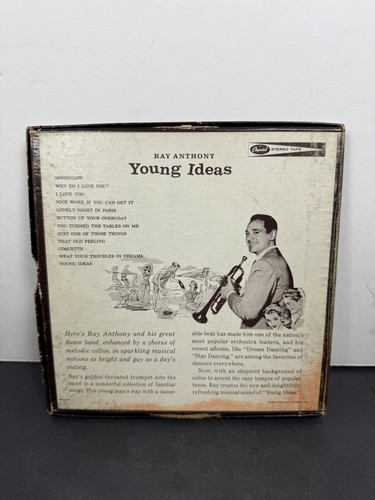RAY ANTHONY YOUNG IDEAS 1961 STEREO TWO TRACK CAPITOL ZC-34 2 TRACK INLINE - Picture 2 of 4